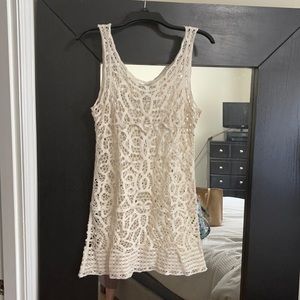 Crochet swim cover up